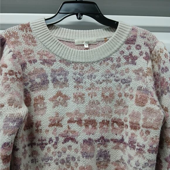 LoveShackFancy Womens Luxury Wool Alpaca Blend Sweater Sz Medium Cottage Knit - Picture 10 of 10